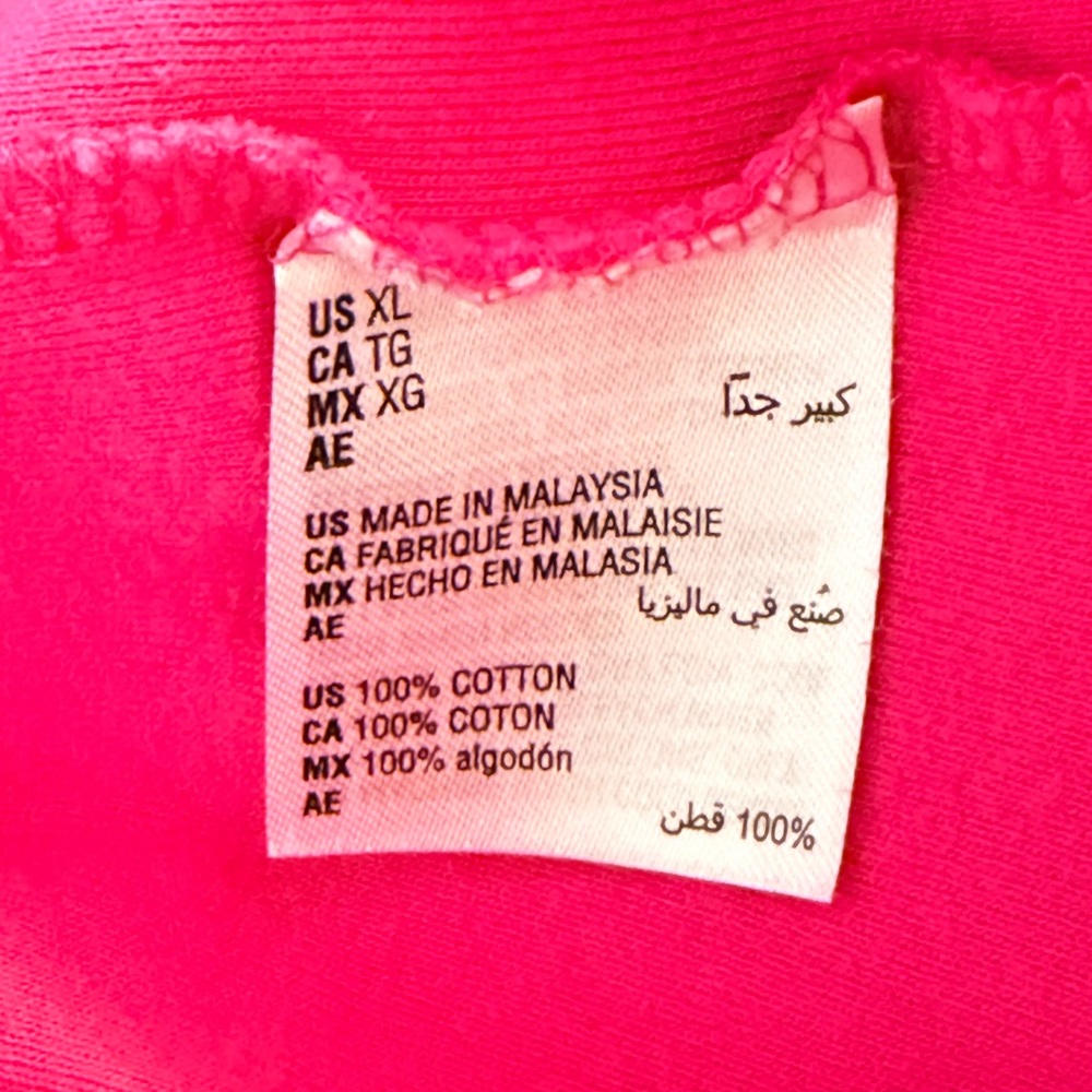 Karen Scott Pink Short Sleeve Henley Tee - Picture 7 of 8